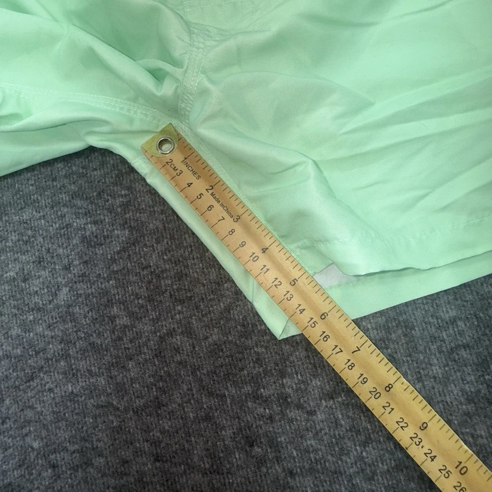 OAS Swim Trunks Size 2XL Mens Solid Green Swim Shorts Summer Beach‎ Pool